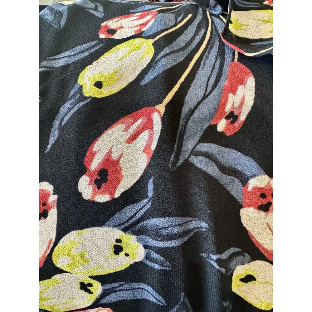 Cirq à Sept Lucie Floral Ruffle Short Dress Size 12 - Picture 6 of 9